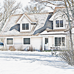 Country Family Christmas Home